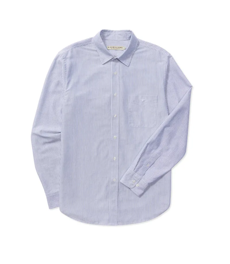 RM Williams Regular Shirt Blue White-6